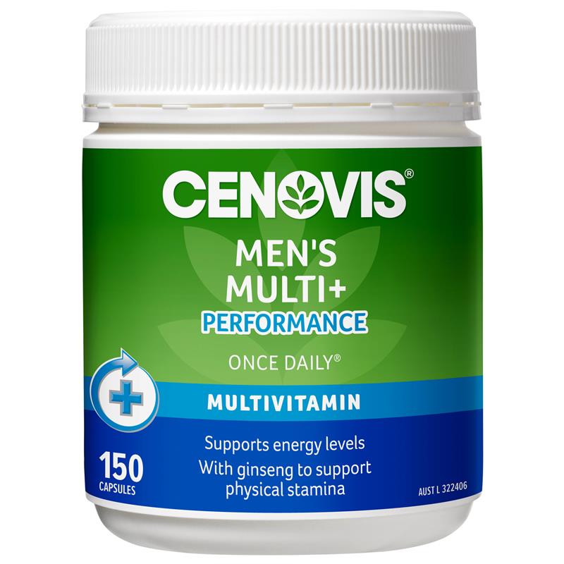 Cenovis 男士每日一次复合+功效胶囊 150 粒