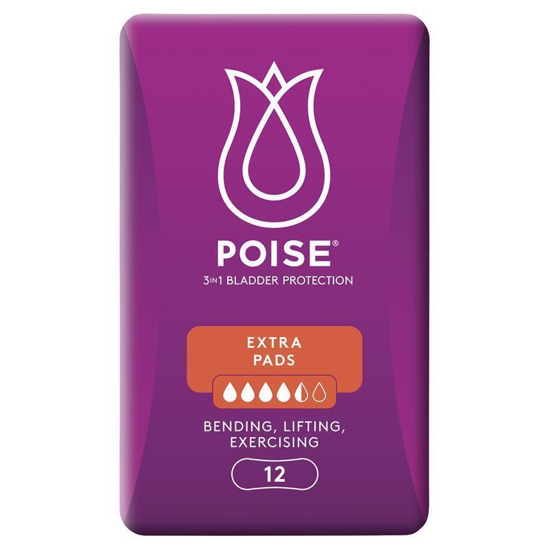 Poise Pads Extra 12