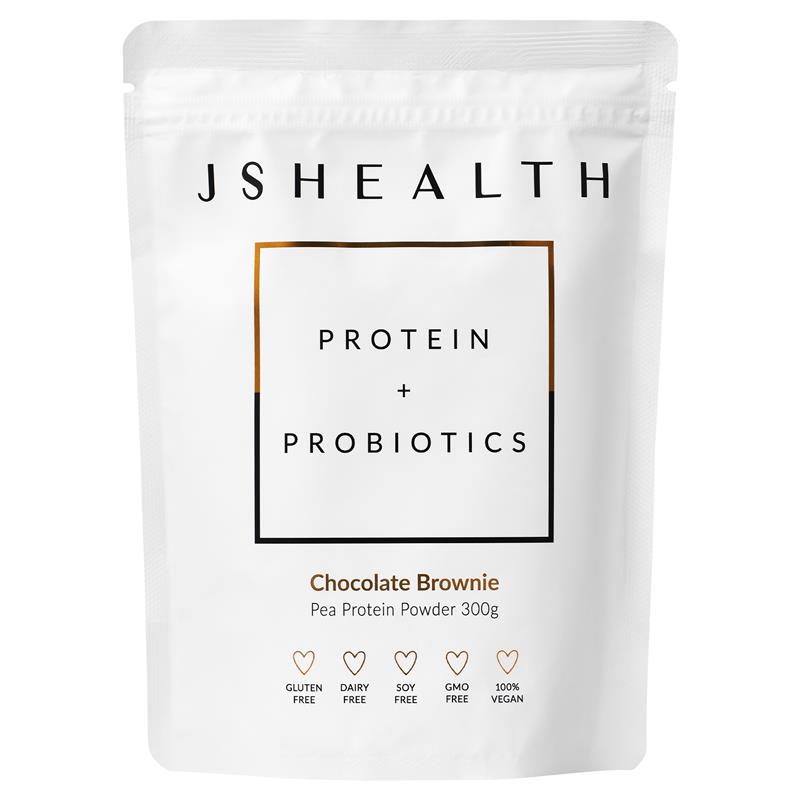 JSHEALTH 蛋白质+益生菌巧克力布朗尼 300克