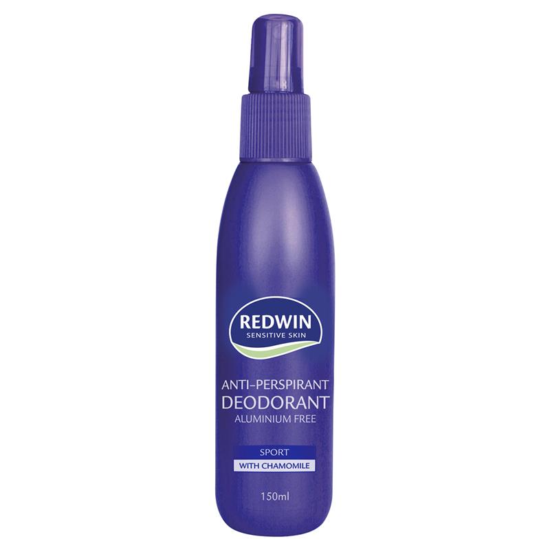 Redwin Antiperspirant Deodorant Aluminium Free Sport 150ml