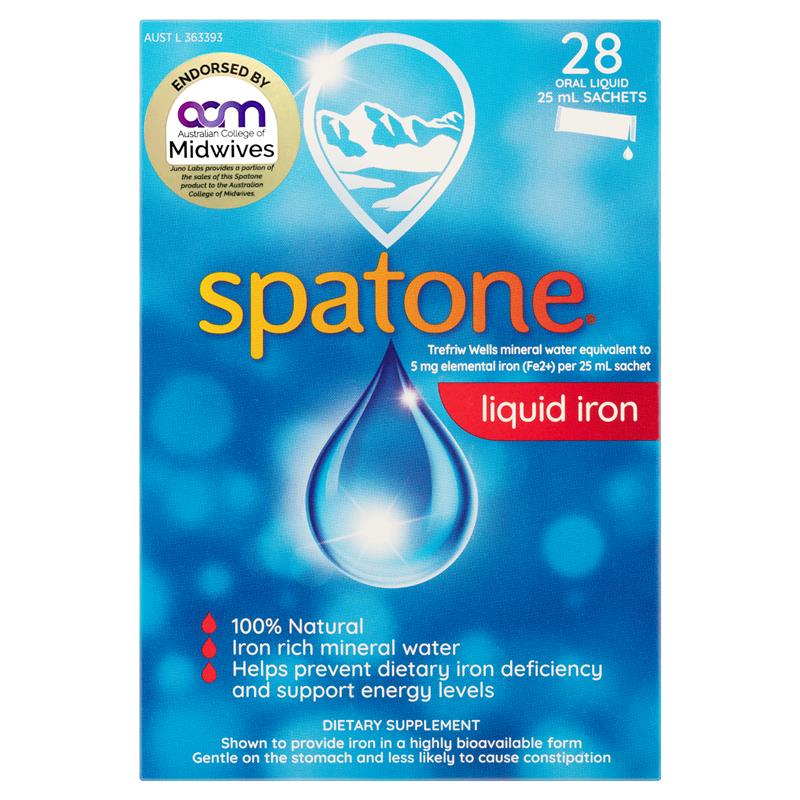 Viên uống bổ sung sắt Spatone Iron Supplement 28 gói
