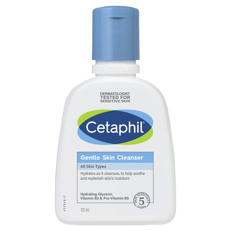 Sữa rửa mặt dịu nhẹ Cetaphil Gentle Skin Cleanser cho mặt và body 125mL