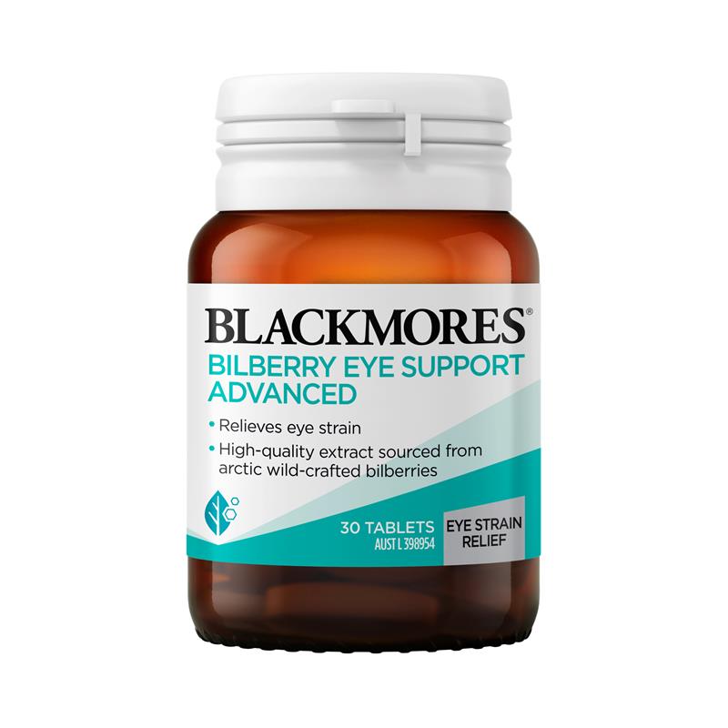 Blackmores Bilberry Eye Support Vitamin nâng cao 30 viên