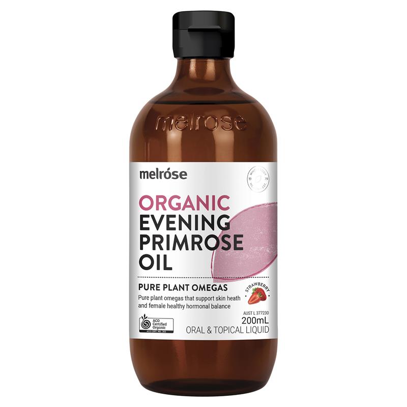 Dầu hoa anh thảo hữu cơ Melrose 200ml