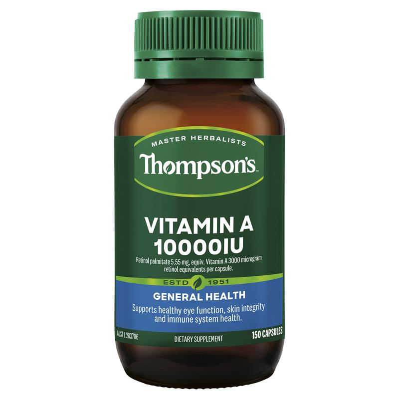 Vitamin A 10000iu của Thompson 150 viên nang