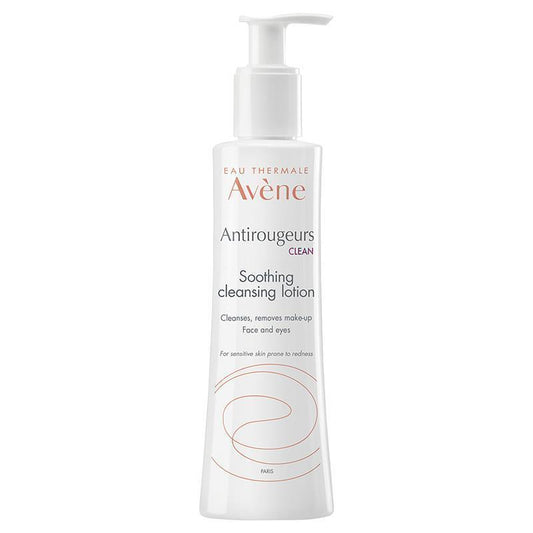 Avene Antirouguers CLEAN 舒缓洁面乳 200ml - 适合易泛红皮肤的洁面乳