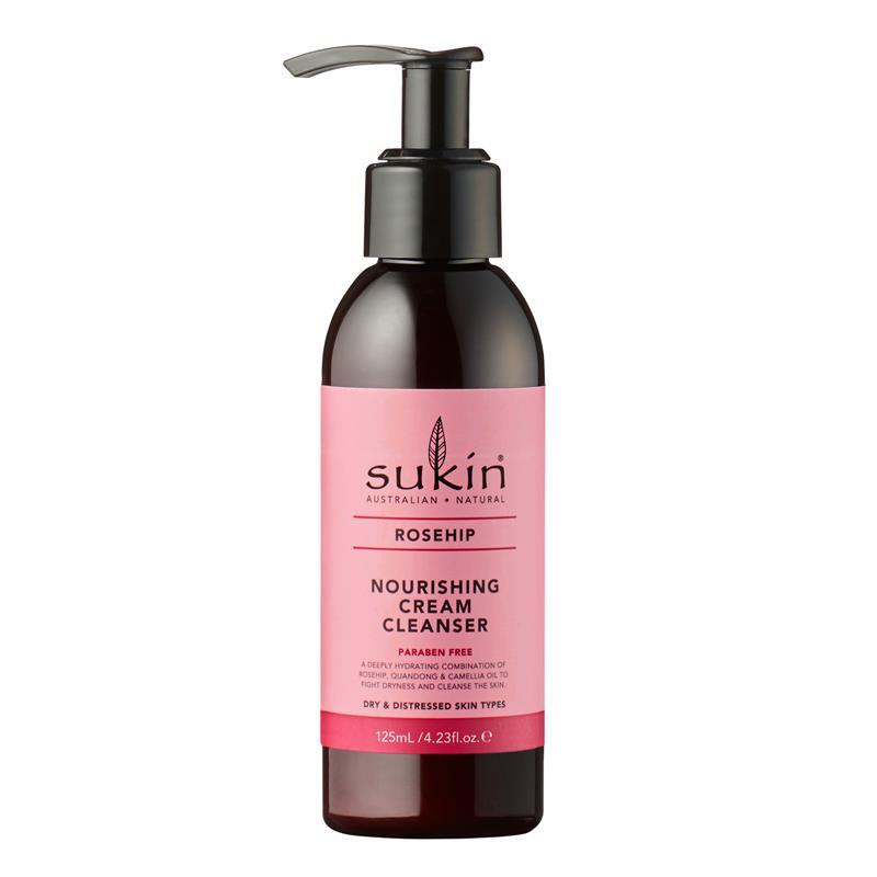 Sữa rửa mặt dưỡng da Sukin Rosehip 125ml