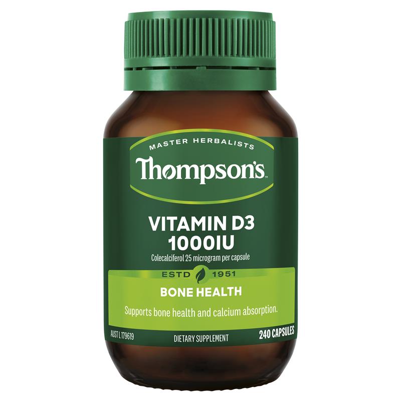 Vitamin D3 Thompson's 1000IU 240 Viên