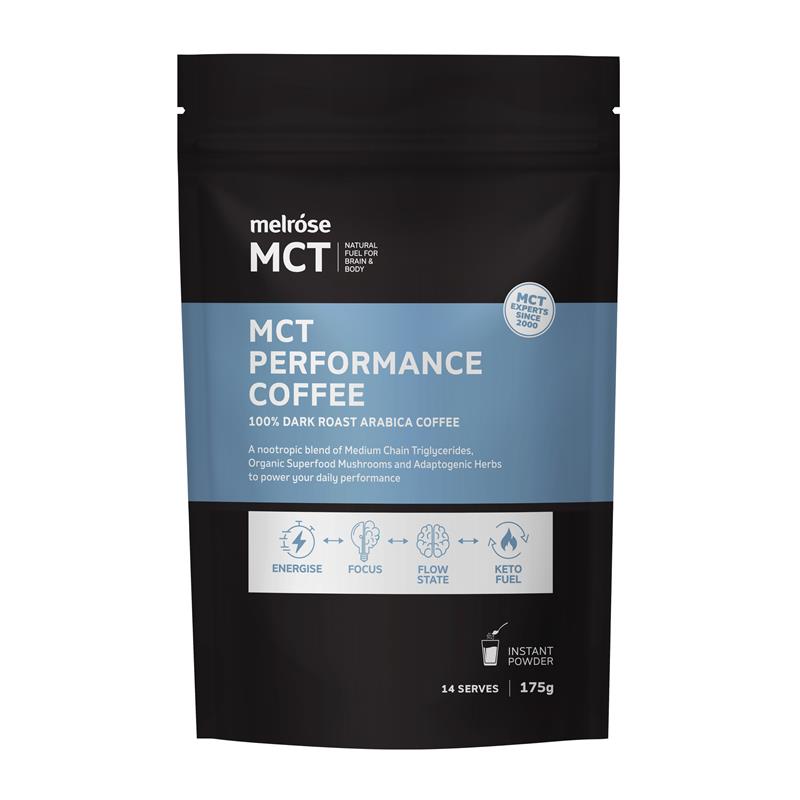 Bột cà phê Melrose MCT Performance 175g