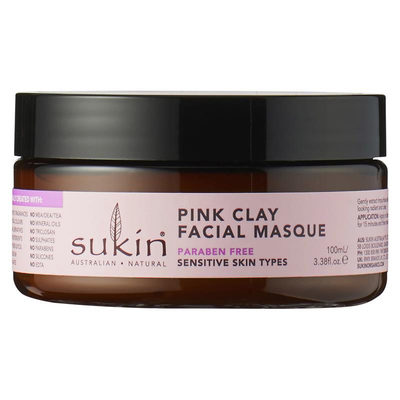 Mặt nạ đất sét hồng Sukin 100ml