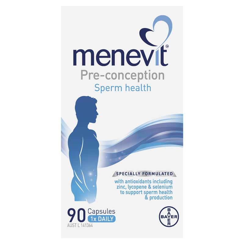 Menevit Pre-Conception Sperm Health Capsules 90 Pack