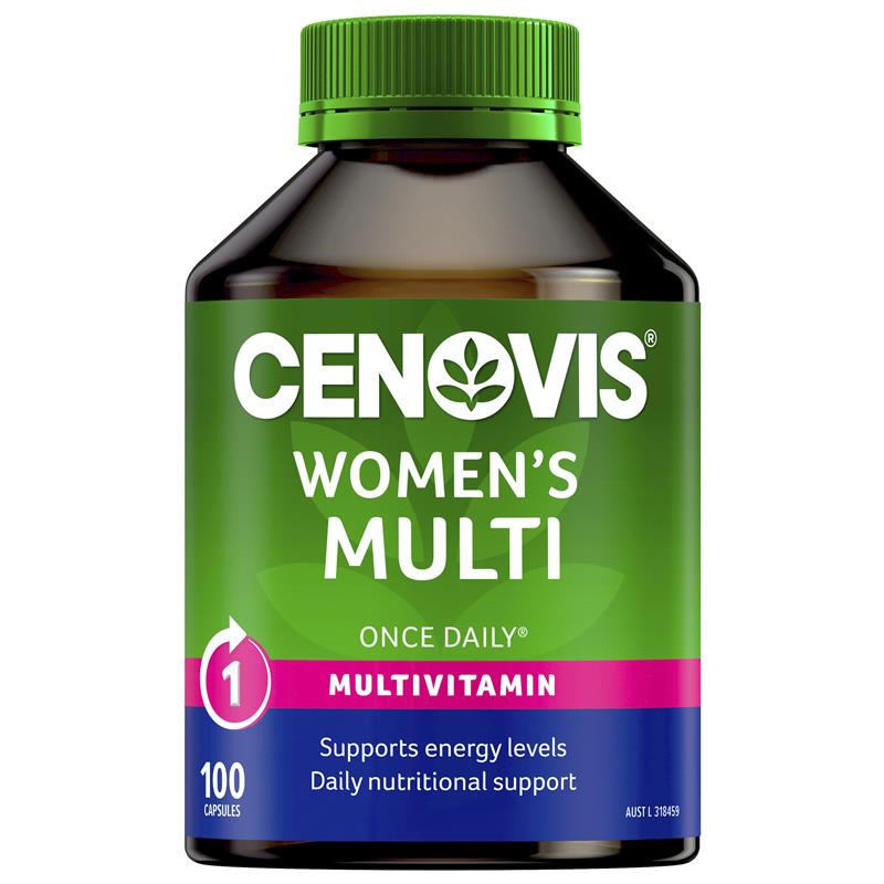 Vitamin tổng hợp cho phụ nữ Cenovis cung cấp năng lượng - Vitamin tổng hợp 100 viên nang
