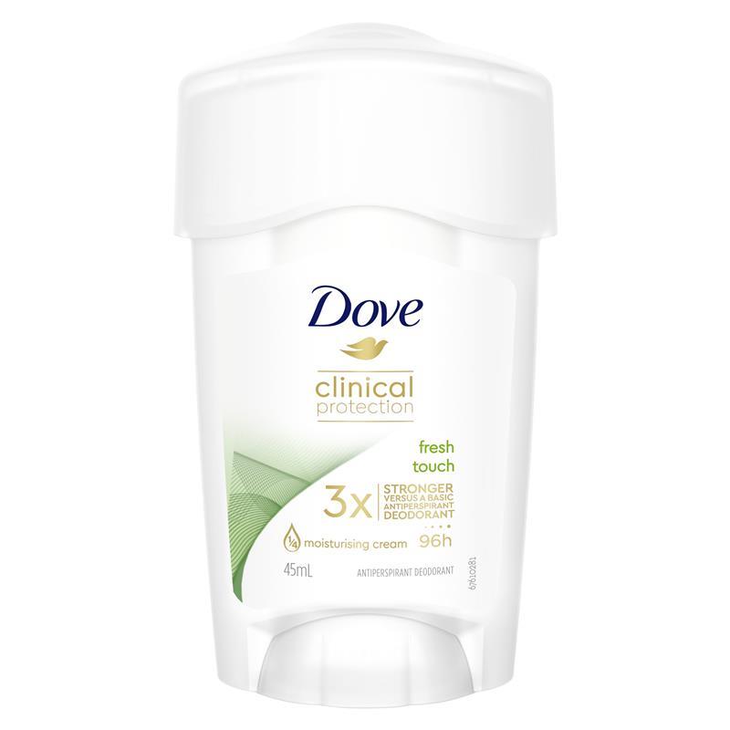 Dove for Women Clinical Protection Antiperspirant Deodorant Fresh Touch Cream 45ml