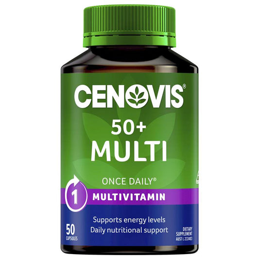 Cenovis 50+ 能量复合维生素 - 复合维生素 50 粒胶囊