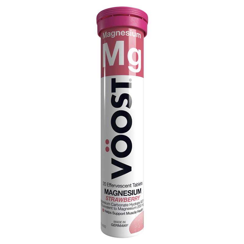 Viên sủi Voost Magnesium Strawberry 20 viên