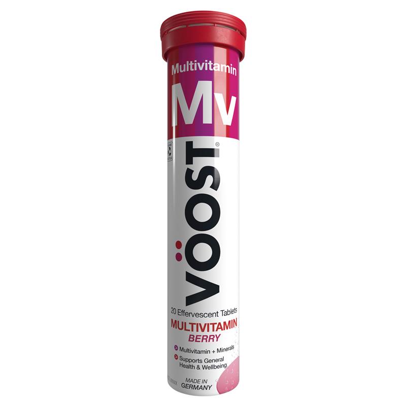 Viên sủi Voost Multivitamin Berry 20 viên