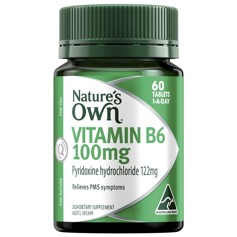 Vitamin B6 100mg của Nature's Own 60 viên