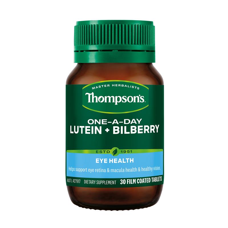 Thompsons One A Day Lutein + Bilberry 30 Tablets
