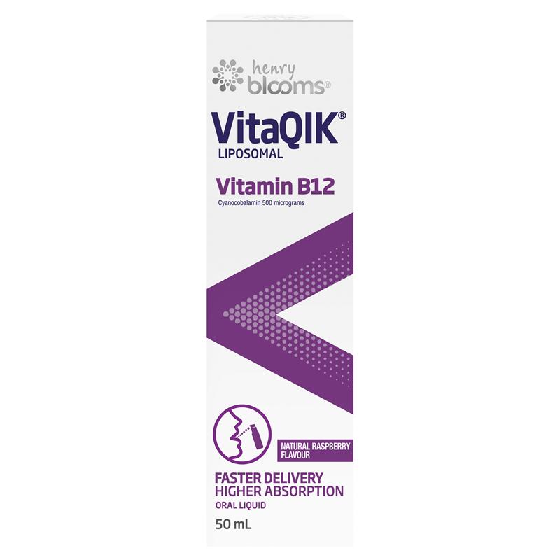 Henry Blooms VitaQIK Vitamin B12 50ml Xịt uống