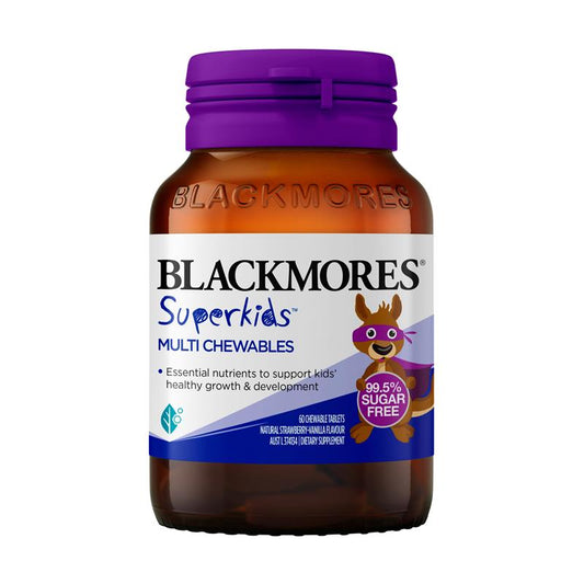 Blackmores Superkids 儿童健康复合维生素咀嚼片 60 粒