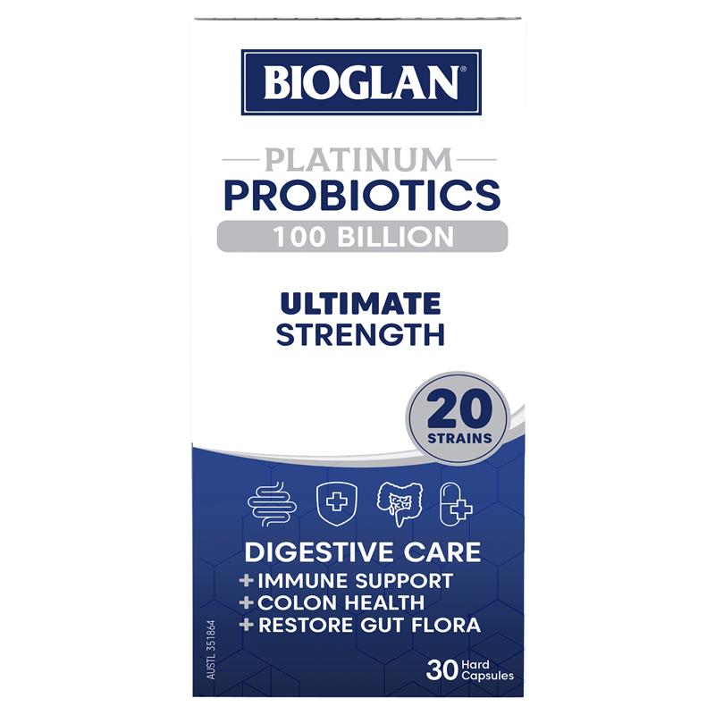 Bioglan Platinum 益生菌 1000 亿 30 粒胶囊