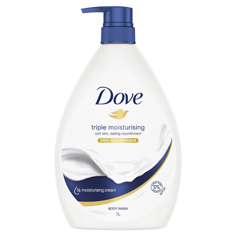 Dove Triple Moisturising Deeply Nourishing Body Wash 1 Litre