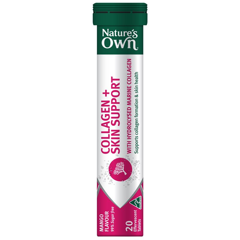 Viên sủi Nature's Own Collagen + Skin Support 20 viên