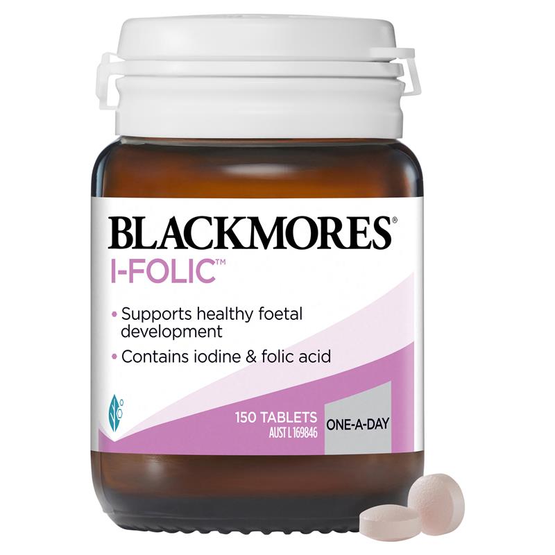 Blackmores I-Folic Preconception & Pregnancy Vitamin 150 Tablets