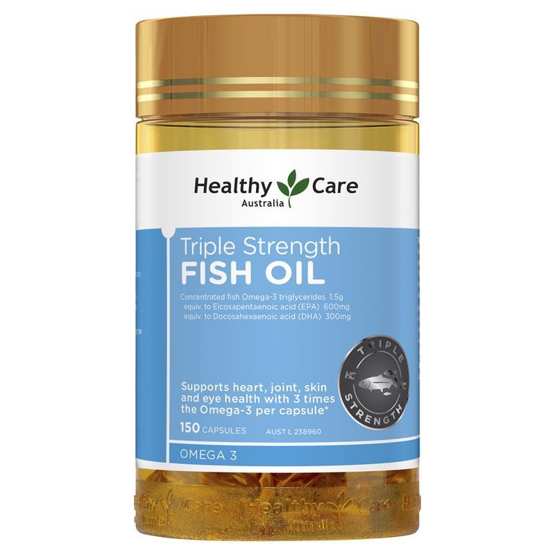Dầu cá Healthy Care Triple Strength 150 viên nang
