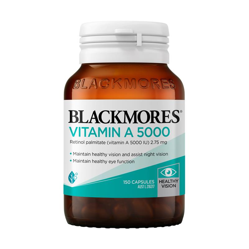 Viên uống bổ mắt Blackmores Vitamin A 5000IU 150 viên