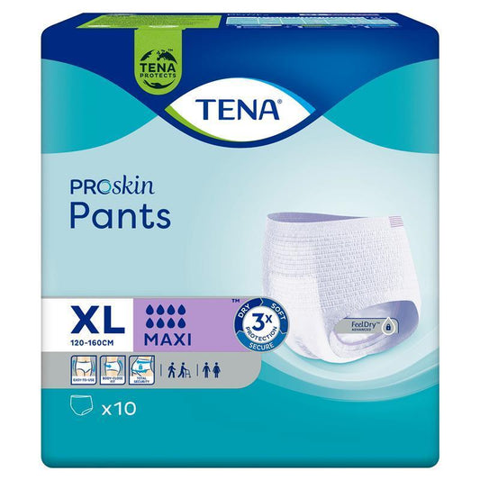 Tena 裤子 Proskin Maxi 大号 10 条装