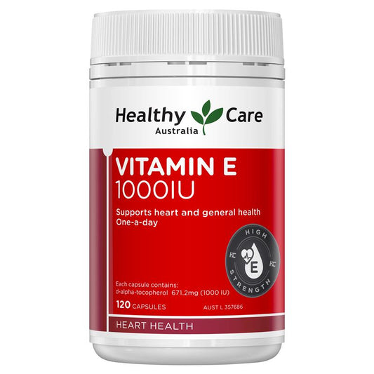 Healthy Care 维生素E 1000IU 120粒胶囊