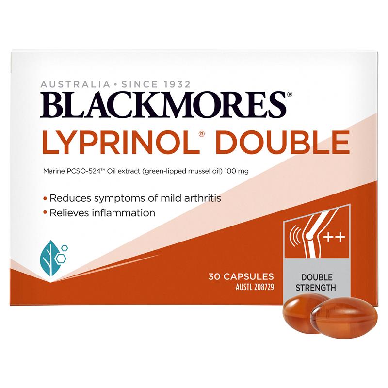 Blackmores Lyprinol Double Inflammation Relief 30 Capsules