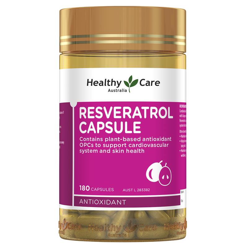 Healthy Care Resveratrol 180 viên nang