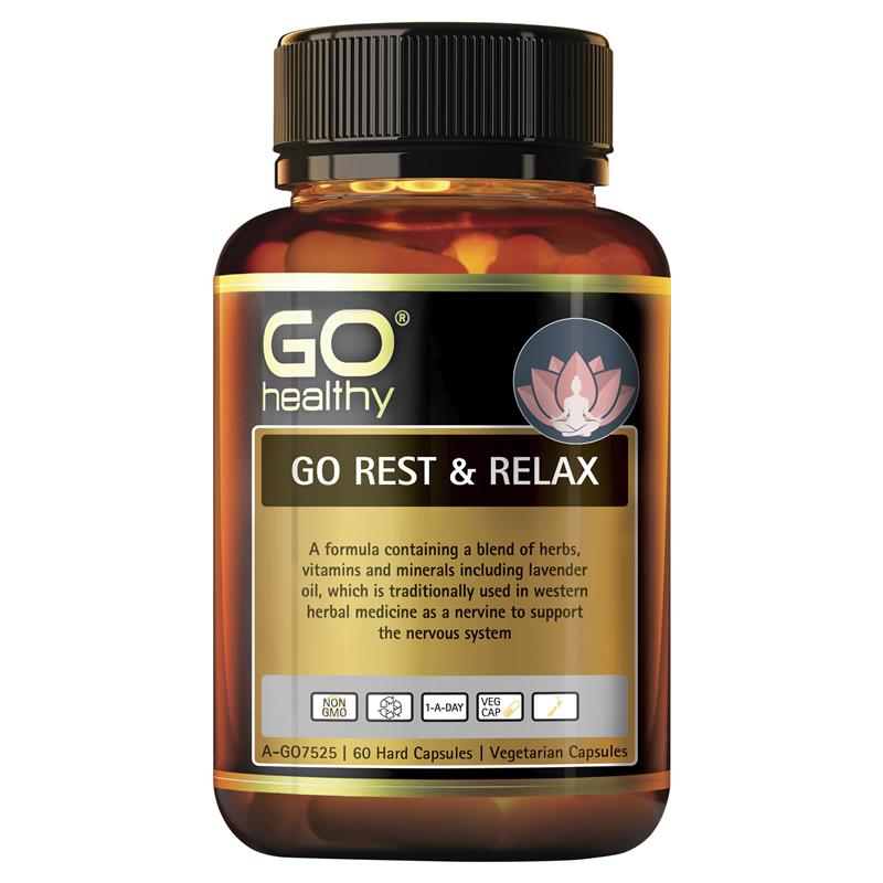 Go Healthy Rest & Relax 60 Vegan Capsules
