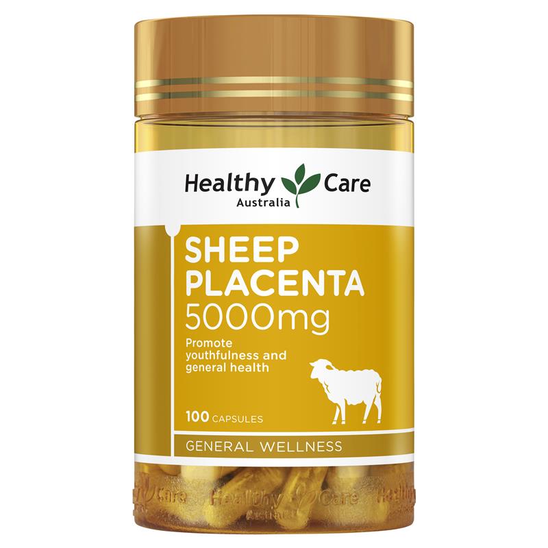 Healthy Care 羊胎盘 5000mg 100粒
