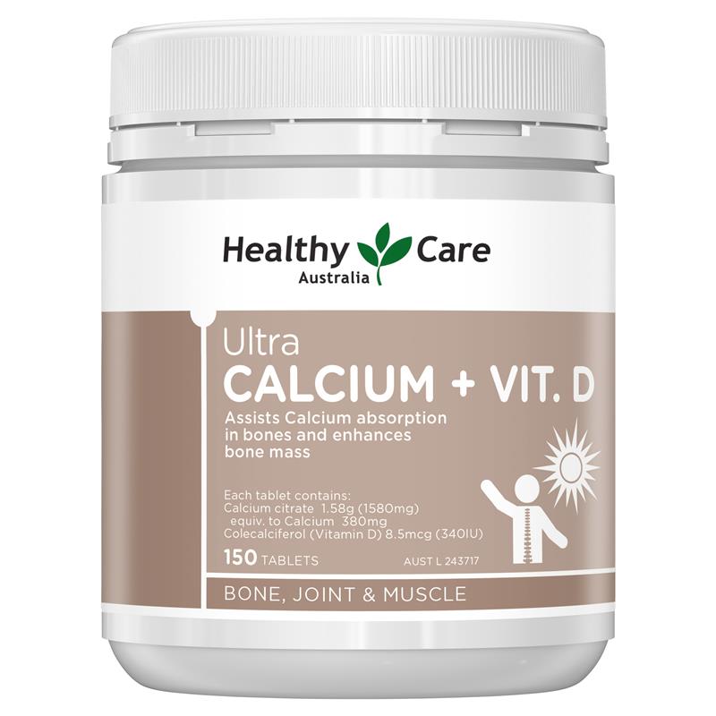 Healthy Care Ultra Calcium Plus Vitamin D 150 Viên
