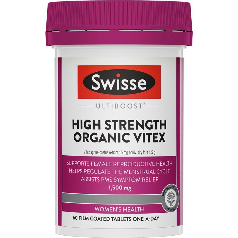 Swisse 有机圣洁莓 1500 毫克 60 片