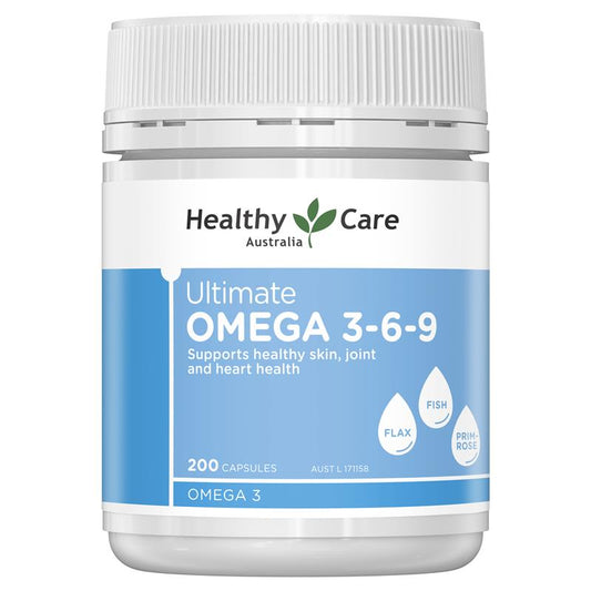 Healthy Care 终极 Omega 3-6-9 200 粒胶囊