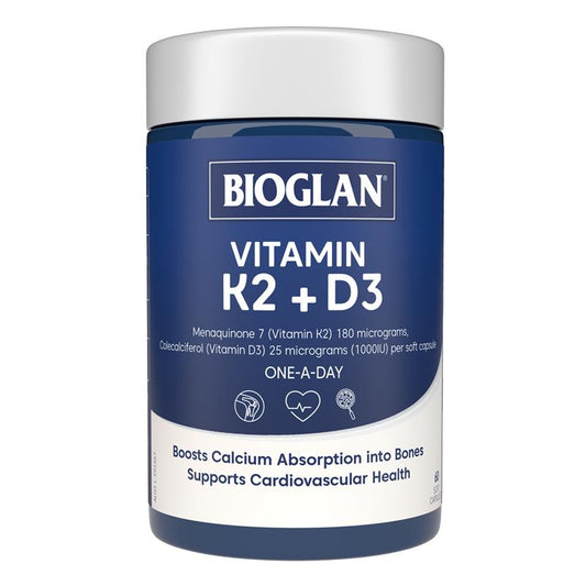 Bioglan 维生素 K2 + D3 60 粒胶囊