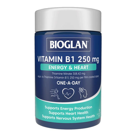 Bioglan 维生素 B1 250 毫克 75 粒胶囊