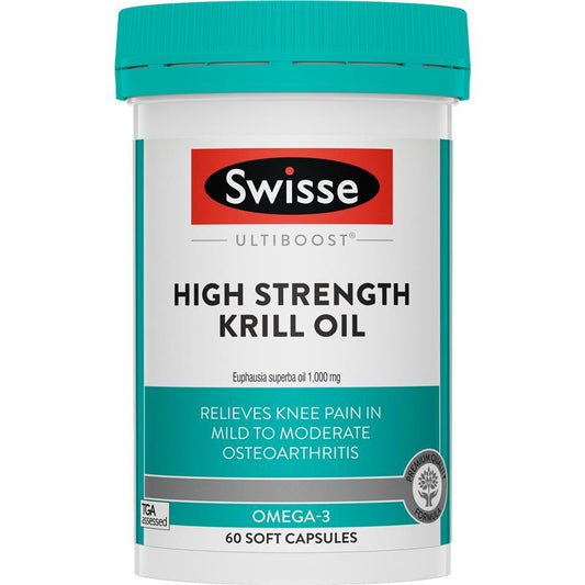Swisse 高强度磷虾油 60 粒胶囊 独家尺寸