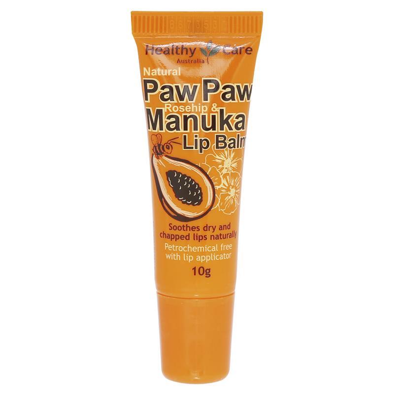 Healthy Care Paw Paw 玫瑰果麦卢卡润唇膏 10g