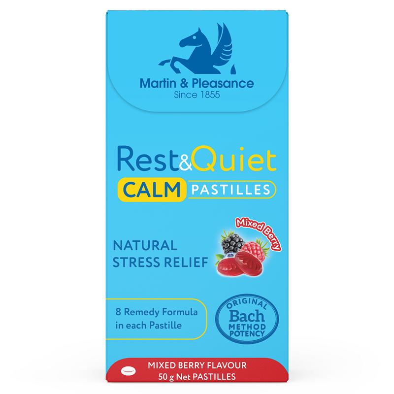 Martin & Pleasance Rest & Quiet Calm Pastilles Mixed Berry 50g
