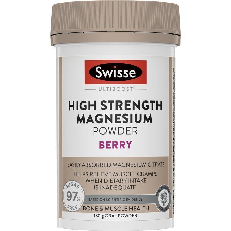 Swisse 高强度镁粉浆果味 180克