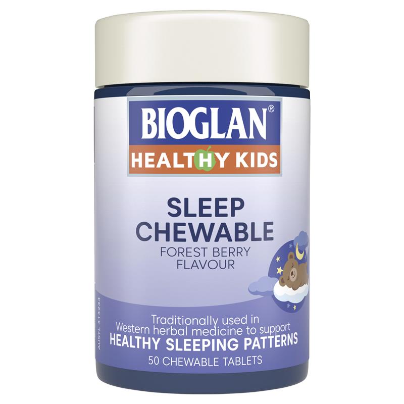 Bioglan Kids Sleep Chewable 50 Tablets NEW FORMULA