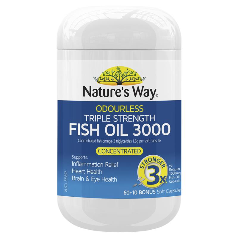Dầu cá Nature's Way Advanced Omega Triple Strength 60 viên nang