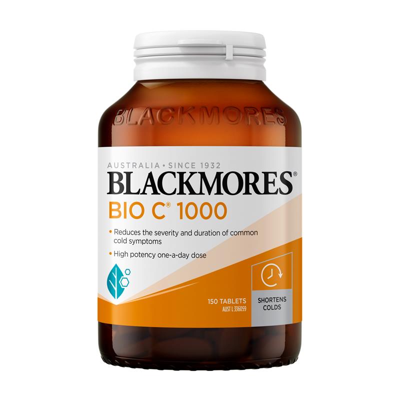 Blackmores Bio C 1000mg Vitamin C Hỗ trợ miễn dịch 150 viên