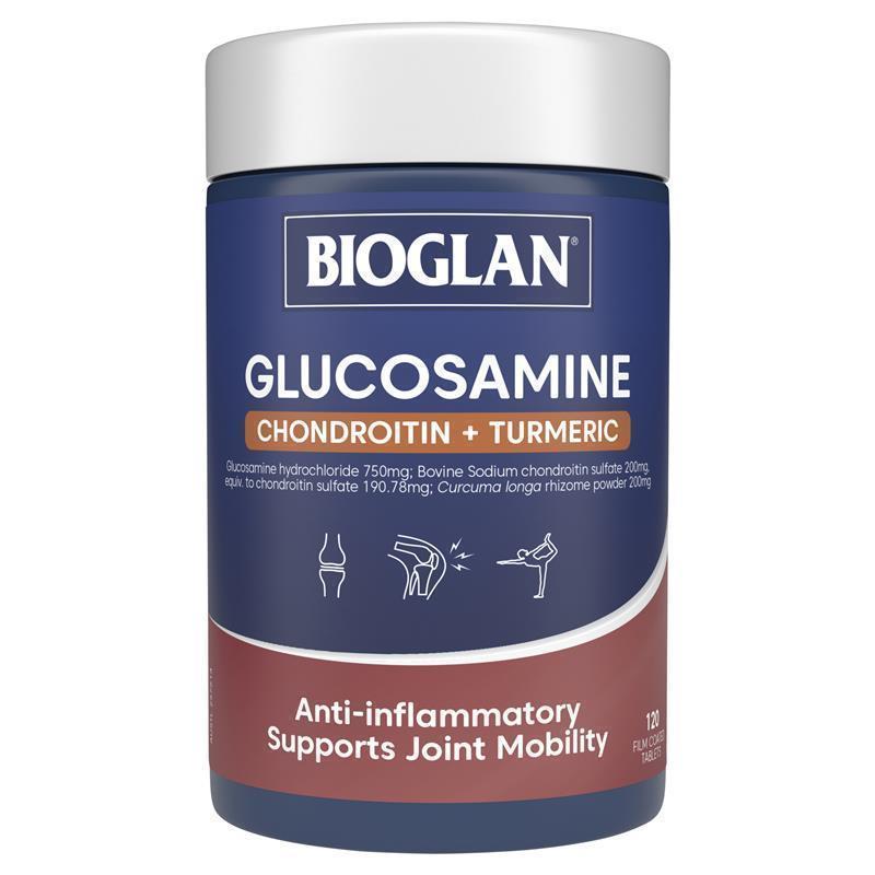 Bioglan 葡萄糖胺+软骨素+姜黄 120 片