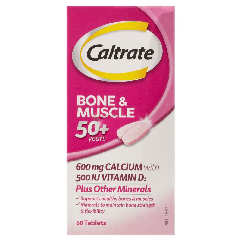 Caltrate Bone & Muscle 50+ 60 Tablets